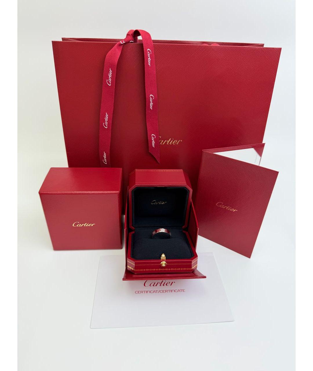 CARTIER Белое кольцо из белого золота, фото 2