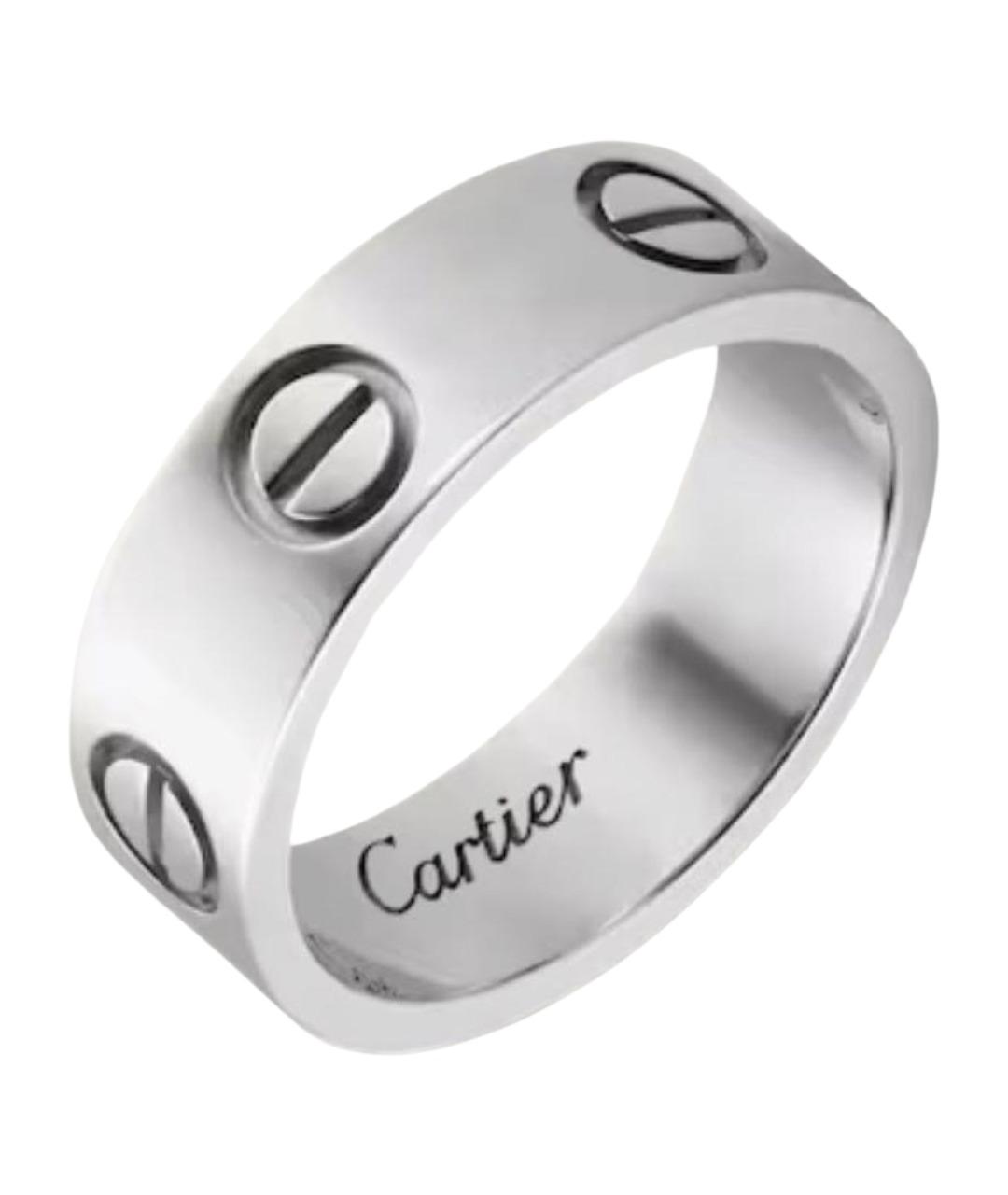 CARTIER Белое кольцо из белого золота, фото 1