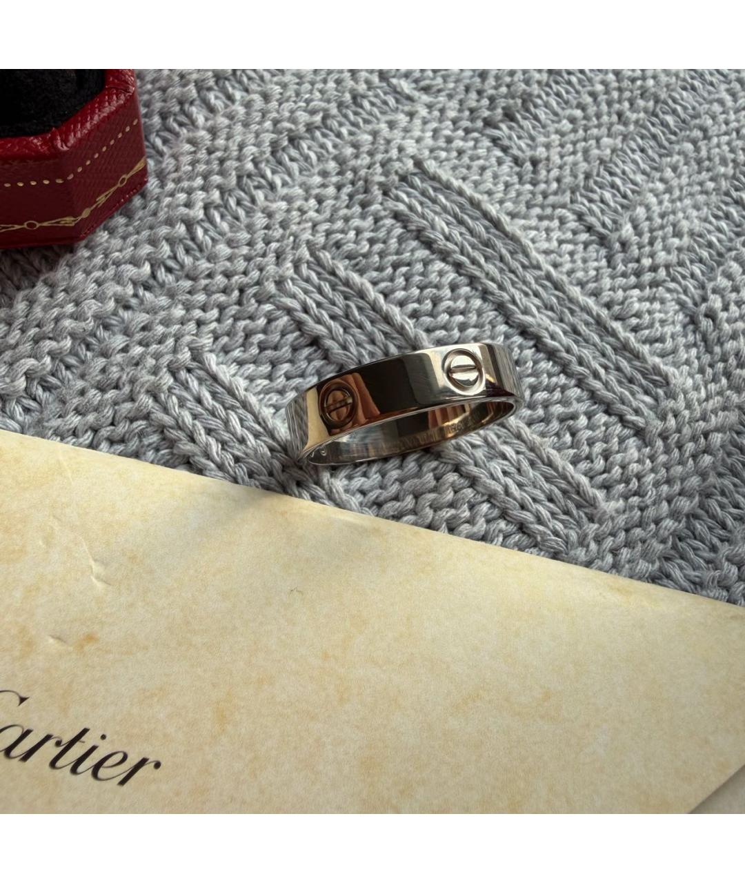 CARTIER Серебряное кольцо из белого золота, фото 7
