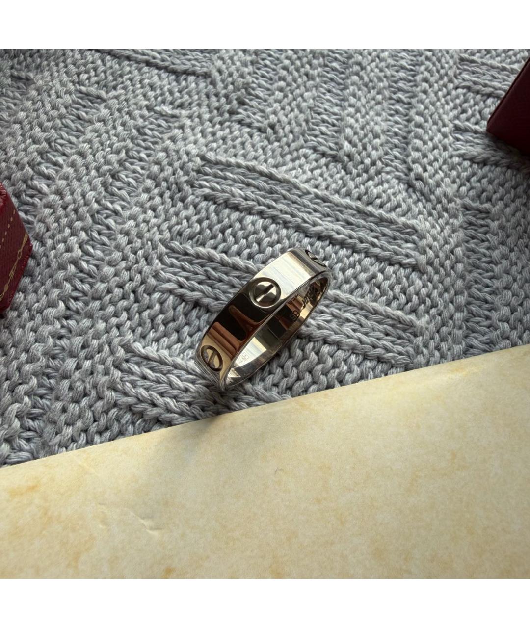 CARTIER Серебряное кольцо из белого золота, фото 6