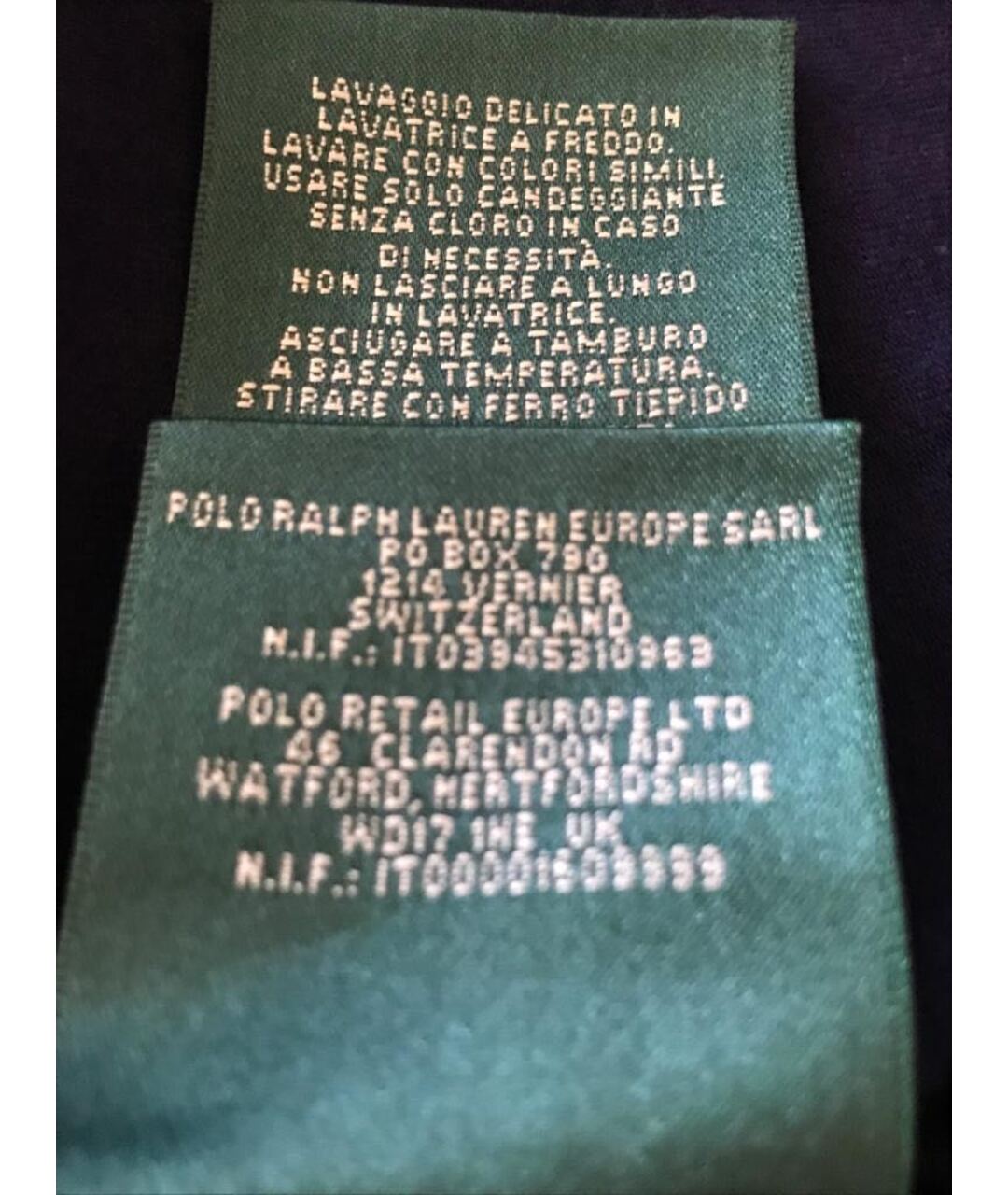 RALPH LAUREN Темно-синее хлопковое повседневное платье, фото 6