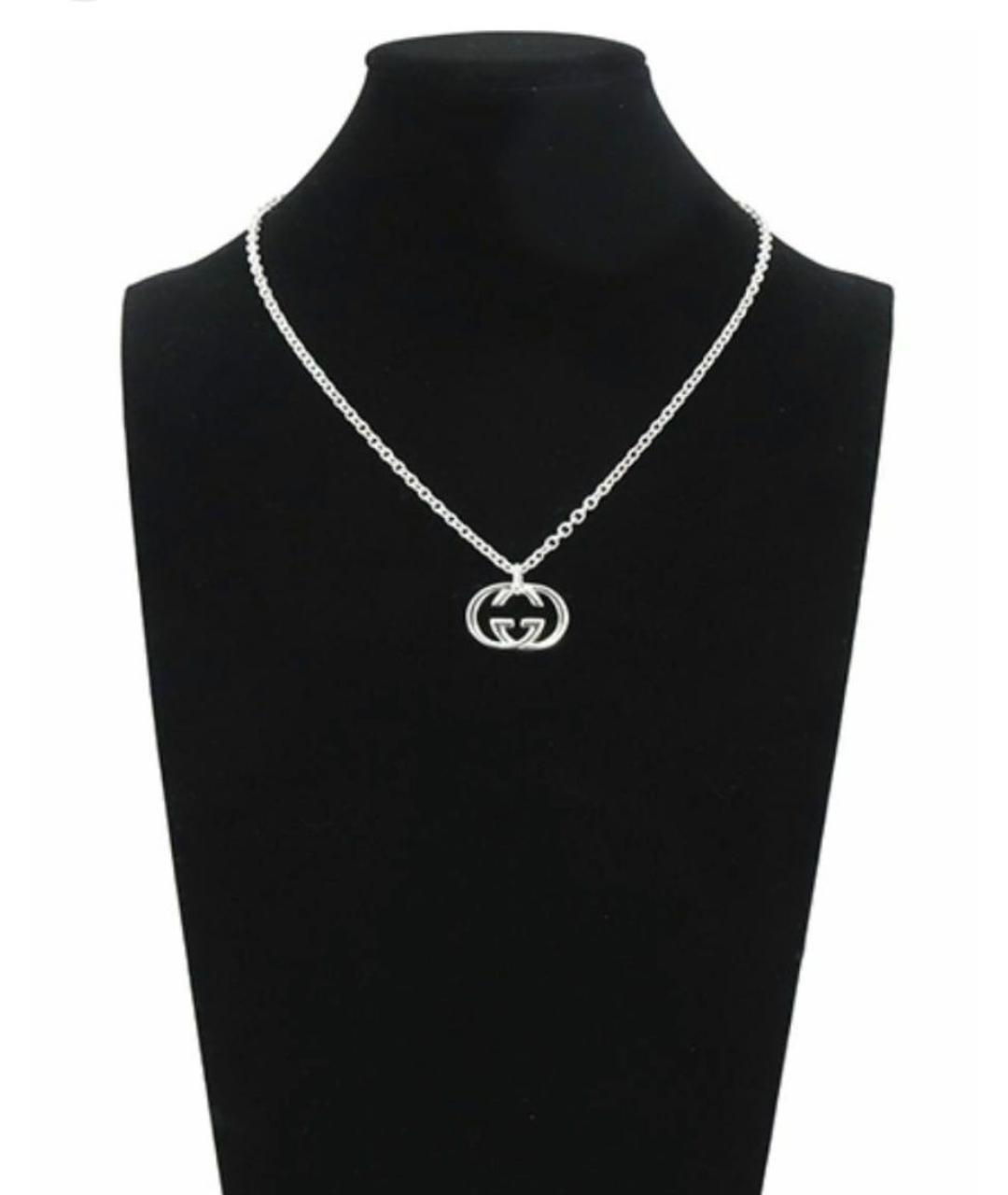 GUCCI Серебряное серебряное колье, фото 4
