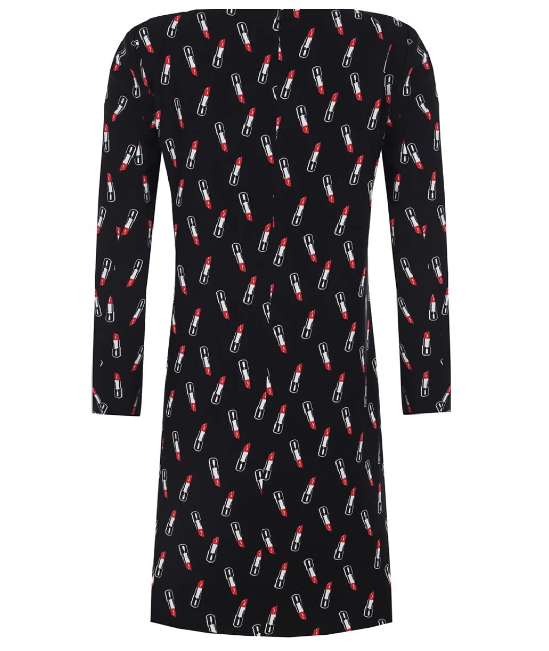 SAINT LAURENT Черное вискозное повседневное платье, фото 2