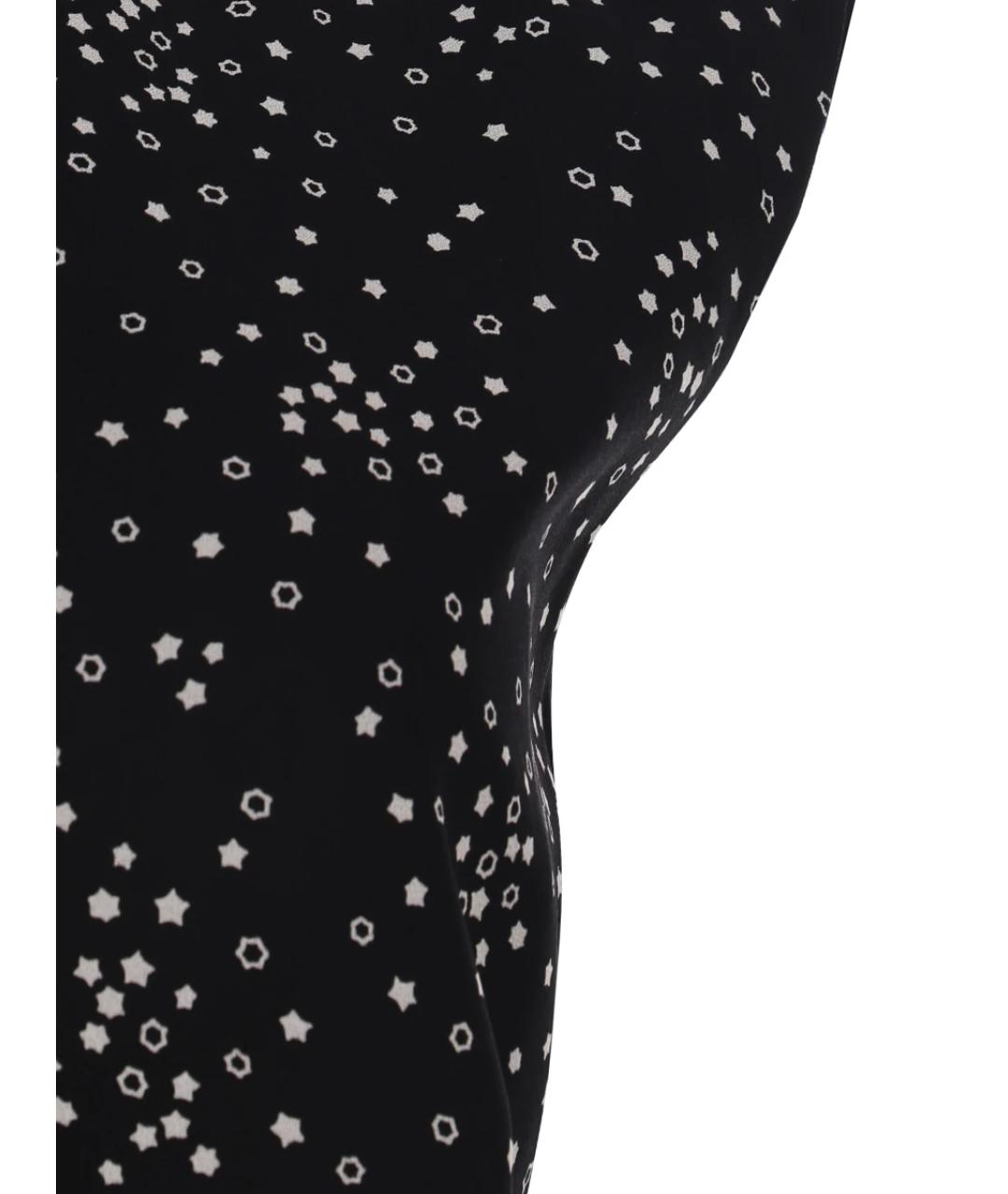 SAINT LAURENT Черное вискозное повседневное платье, фото 3