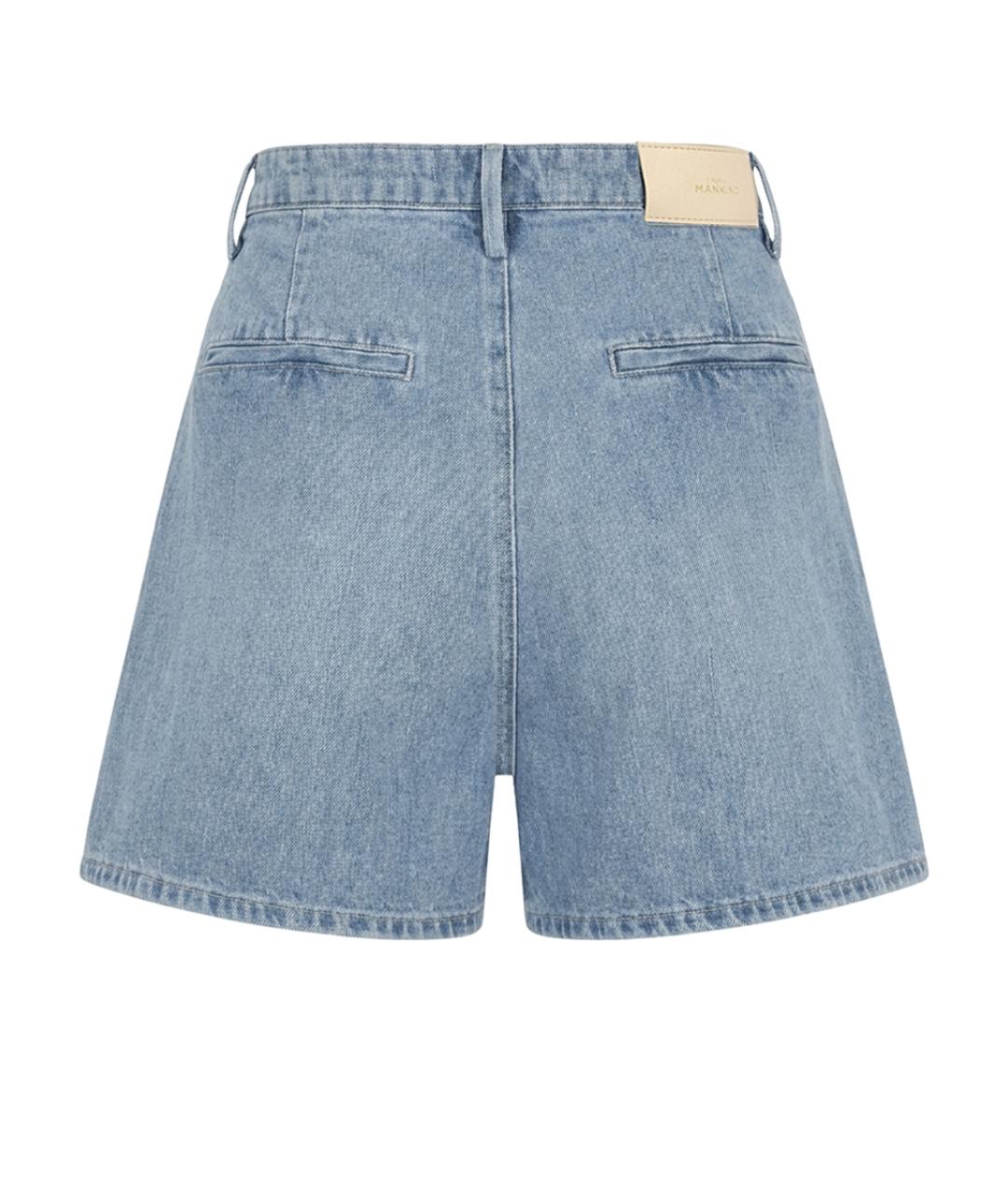 7 FOR ALL MANKIND Голубые хлопковые шорты, фото 2