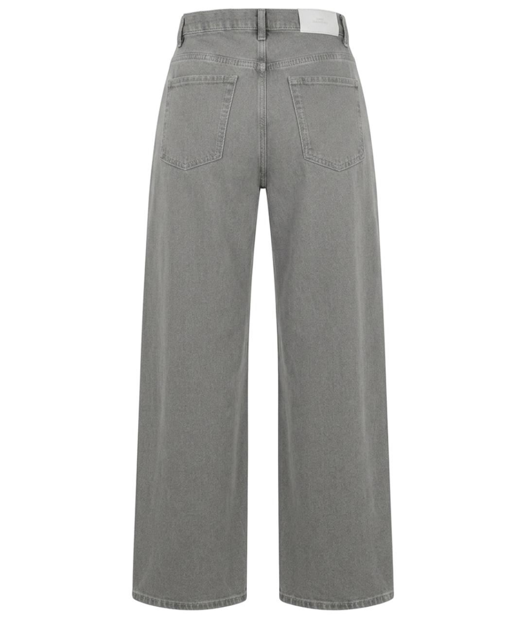 7 FOR ALL MANKIND Серые хлопковые прямые джинсы, фото 2