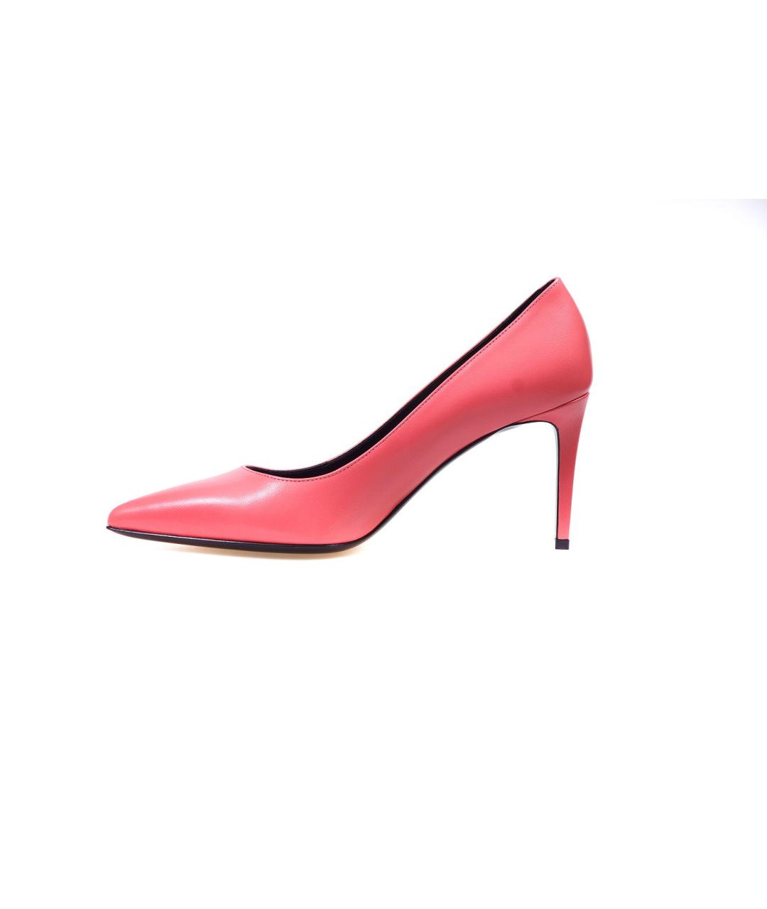 SAINT LAURENT Розовые кожаные туфли, фото 2