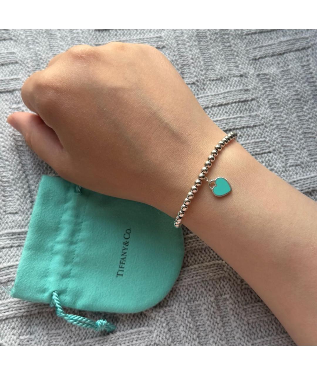 TIFFANY&CO Серебряный серебряный браслет, фото 7