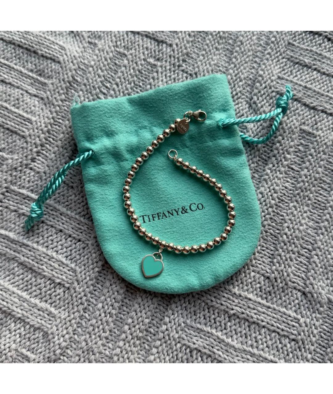 TIFFANY&CO Серебряный серебряный браслет, фото 2