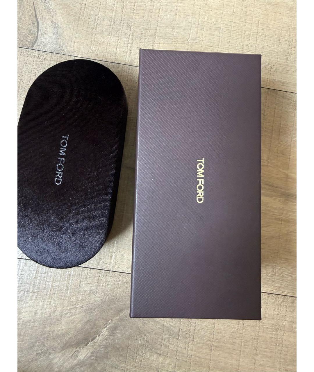 TOM FORD Черные пластиковые солнцезащитные очки, фото 4