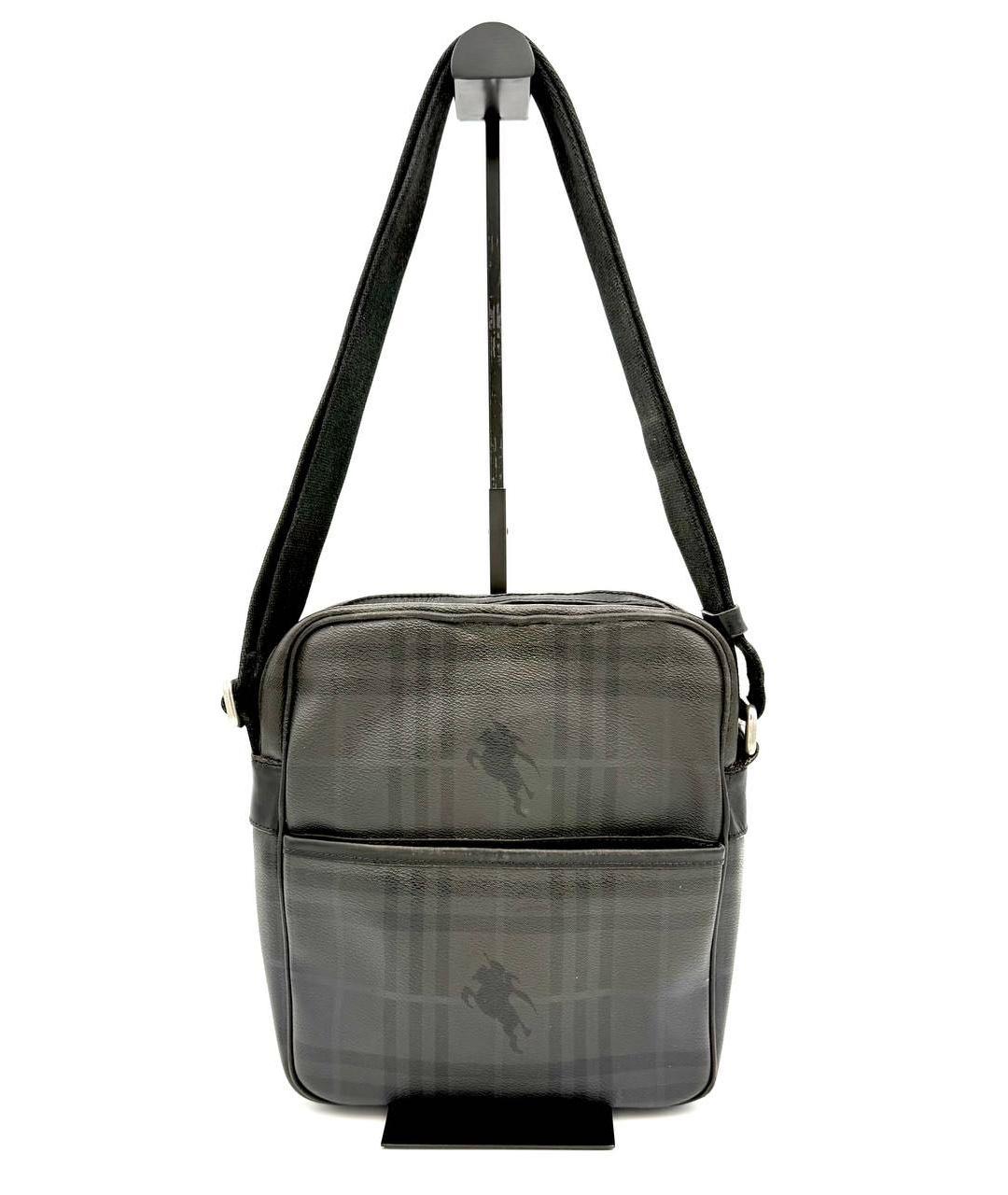 BURBERRY Антрацитовая сумка на плечо, фото 5