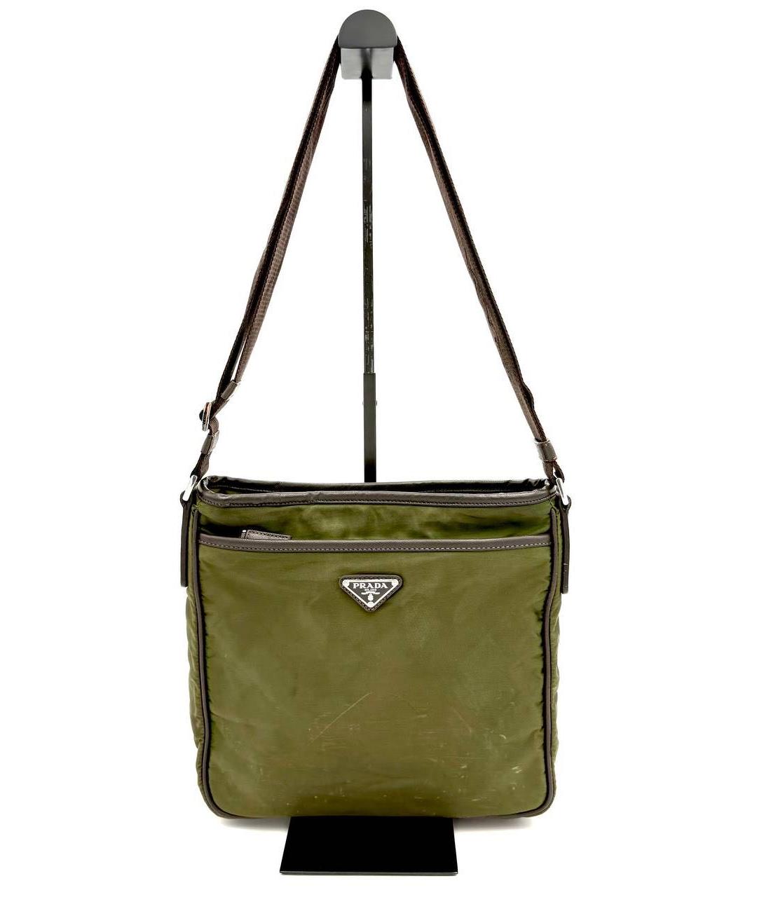 PRADA Зеленая сумка на плечо, фото 5