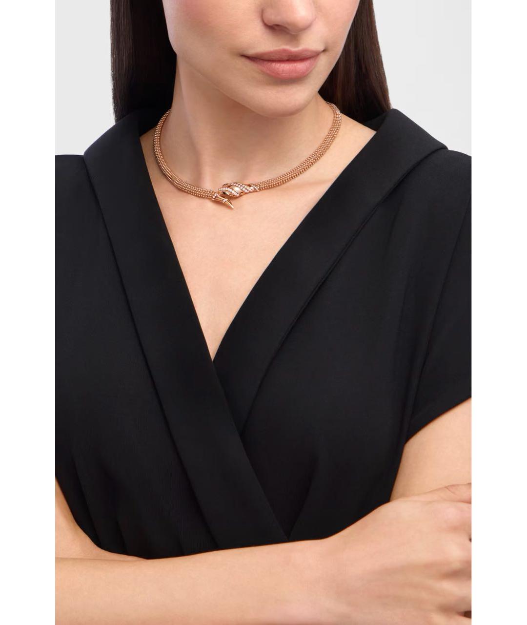 BVLGARI Золотое колье из розового золота, фото 2