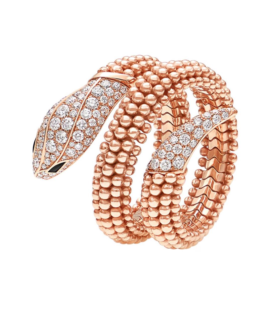 BVLGARI Золотое кольцо из розового золота, фото 1