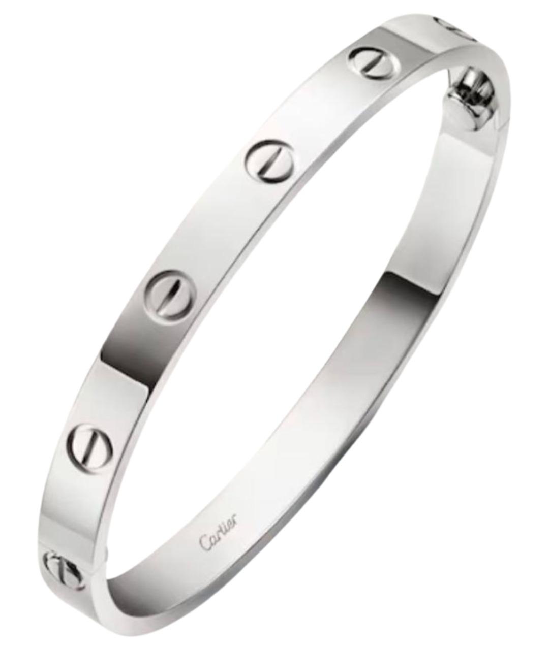 CARTIER Серебряный браслет из белого золота, фото 1