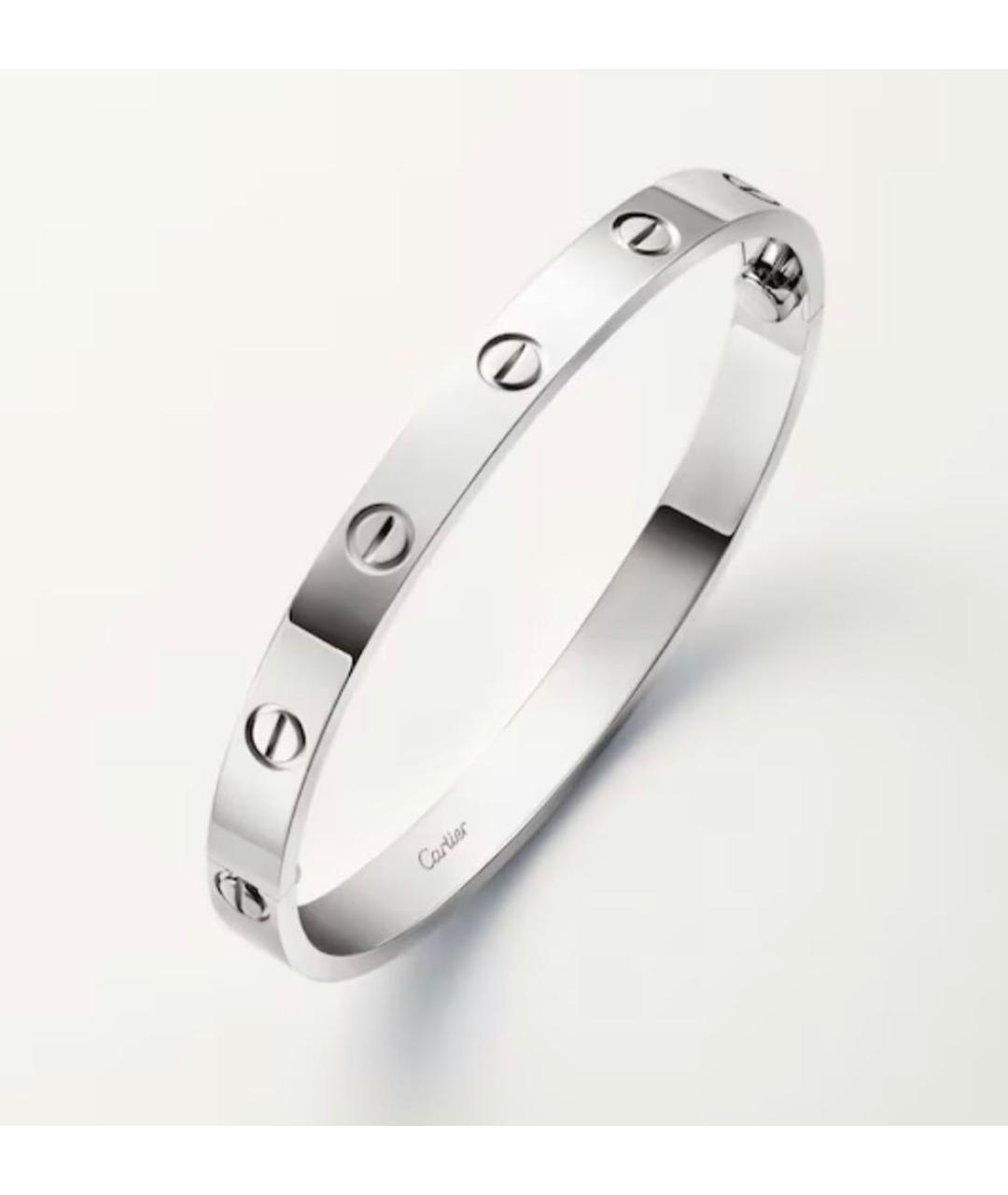 CARTIER Серебряный браслет из белого золота, фото 3