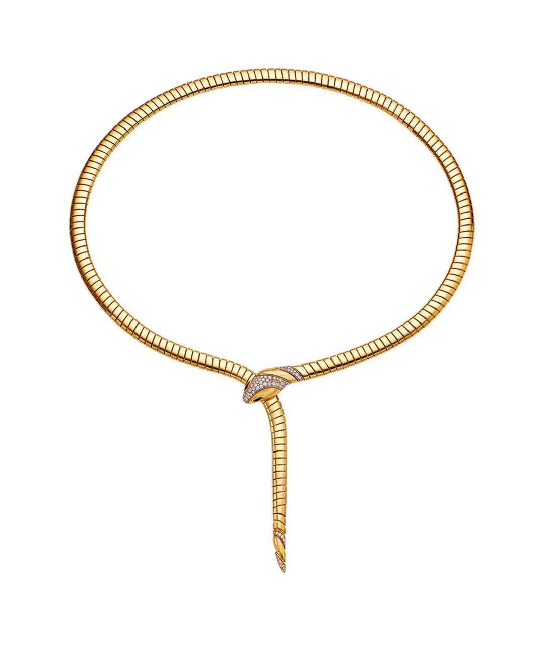 BVLGARI Золотое колье из желтого золота, фото 1