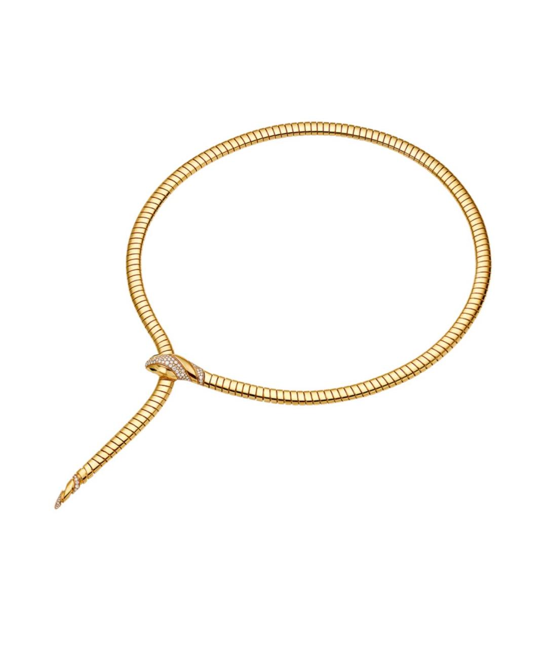 BVLGARI Золотое колье из желтого золота, фото 2