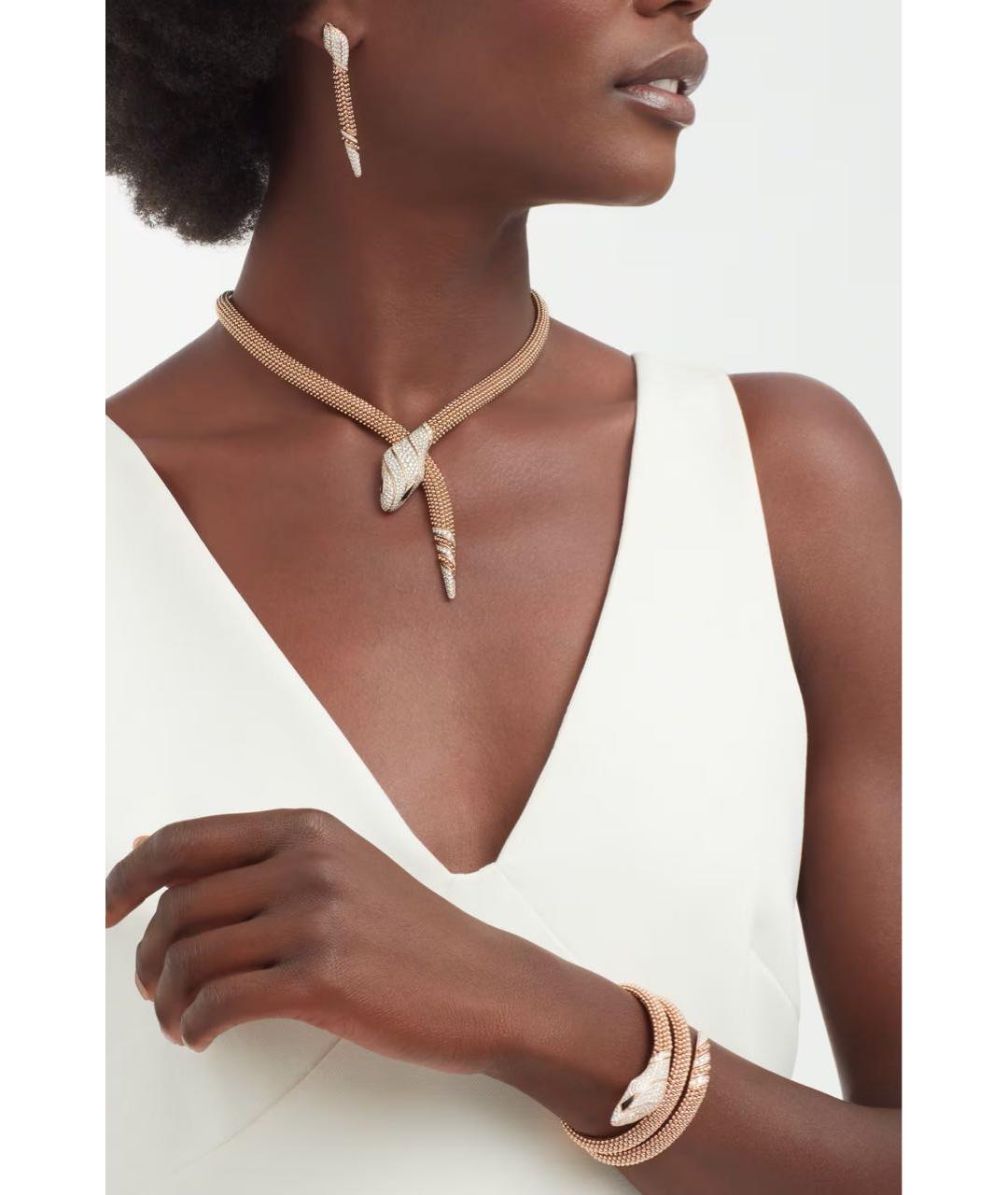 BVLGARI Золотое колье из розового золота, фото 4