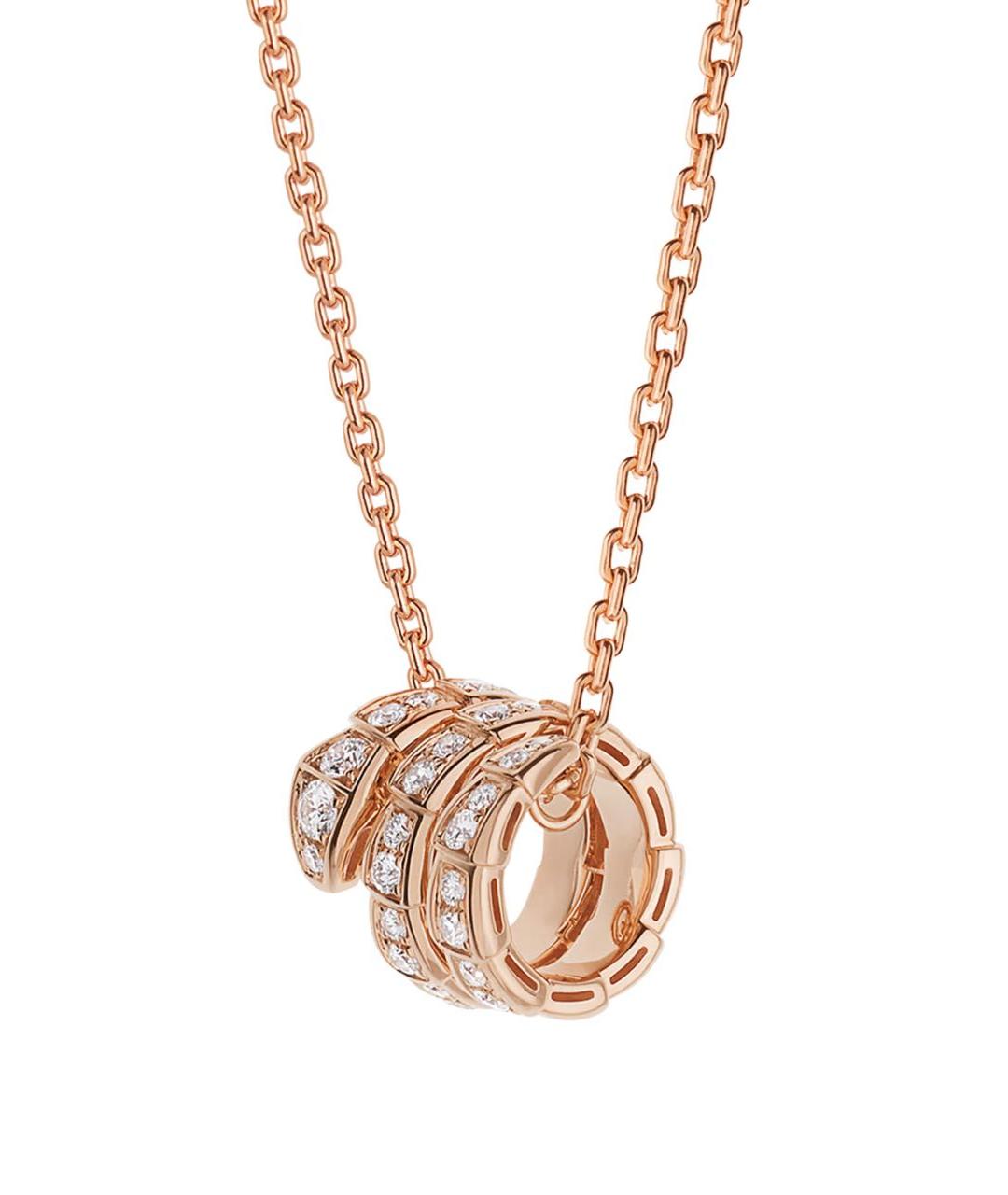 BVLGARI Золотое колье из розового золота, фото 1