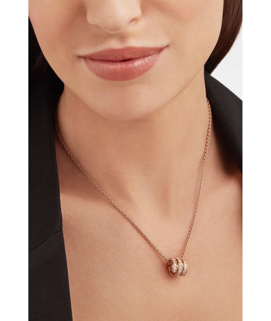BVLGARI Золотое колье из розового золота, фото 4