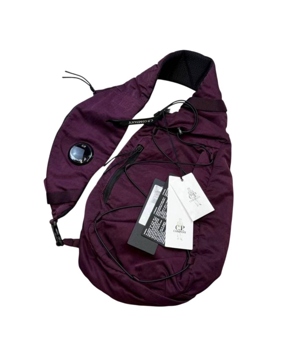 CP COMPANY Бордовая сумка на плечо, фото 2