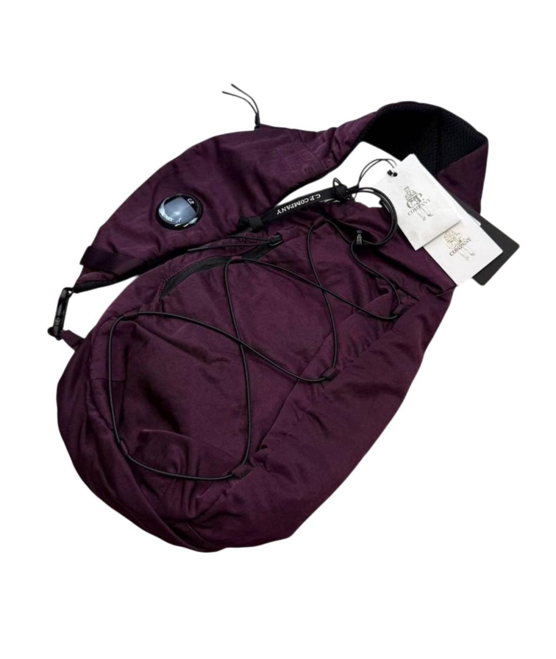CP COMPANY Бордовая сумка на плечо, фото 3