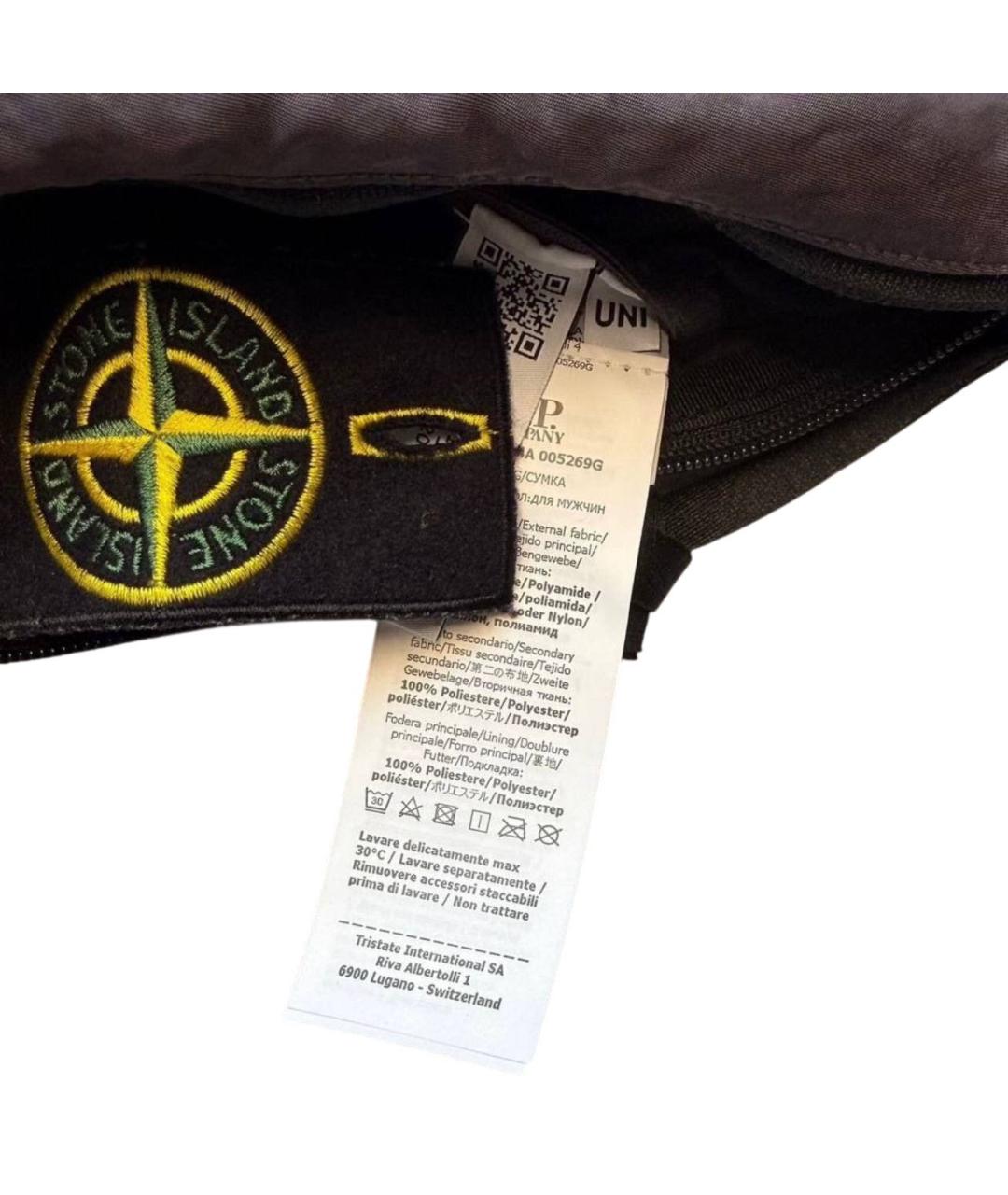 CP COMPANY Антрацитовая сумка на плечо, фото 4