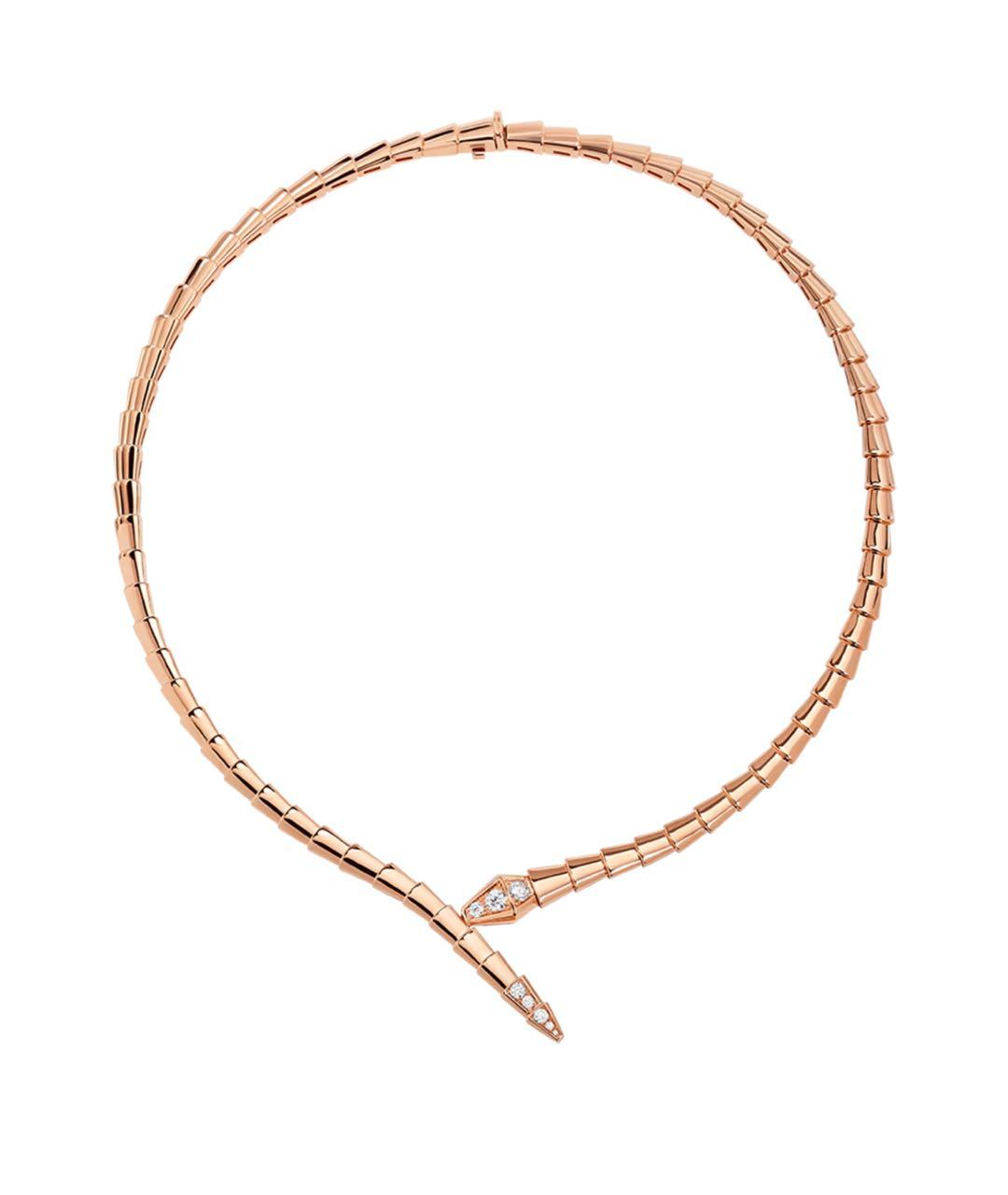 BVLGARI Золотое колье из розового золота, фото 1