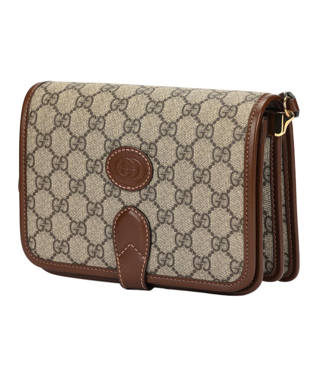 GUCCI Коричневая сумка через плечо, фото 1