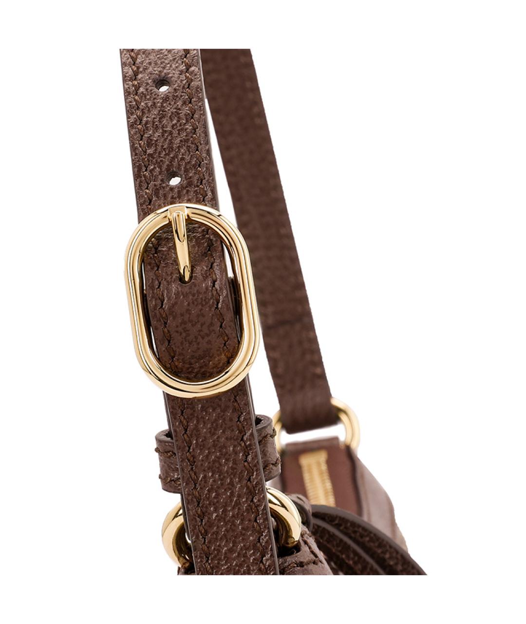 GUCCI Бежевая хлопковая сумка через плечо, фото 5