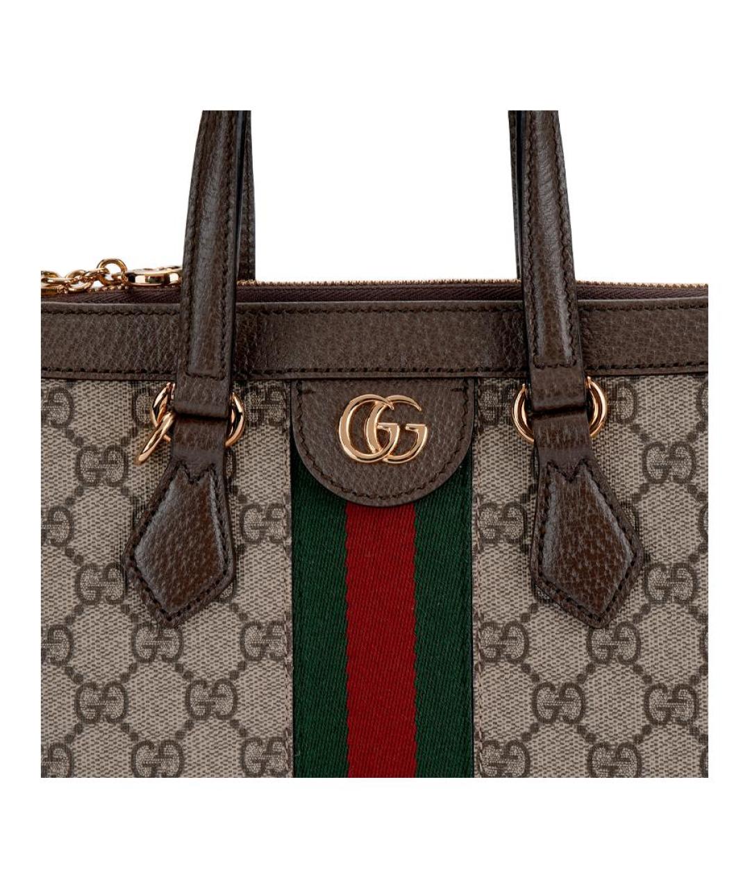 GUCCI Коричневая сумка через плечо, фото 5