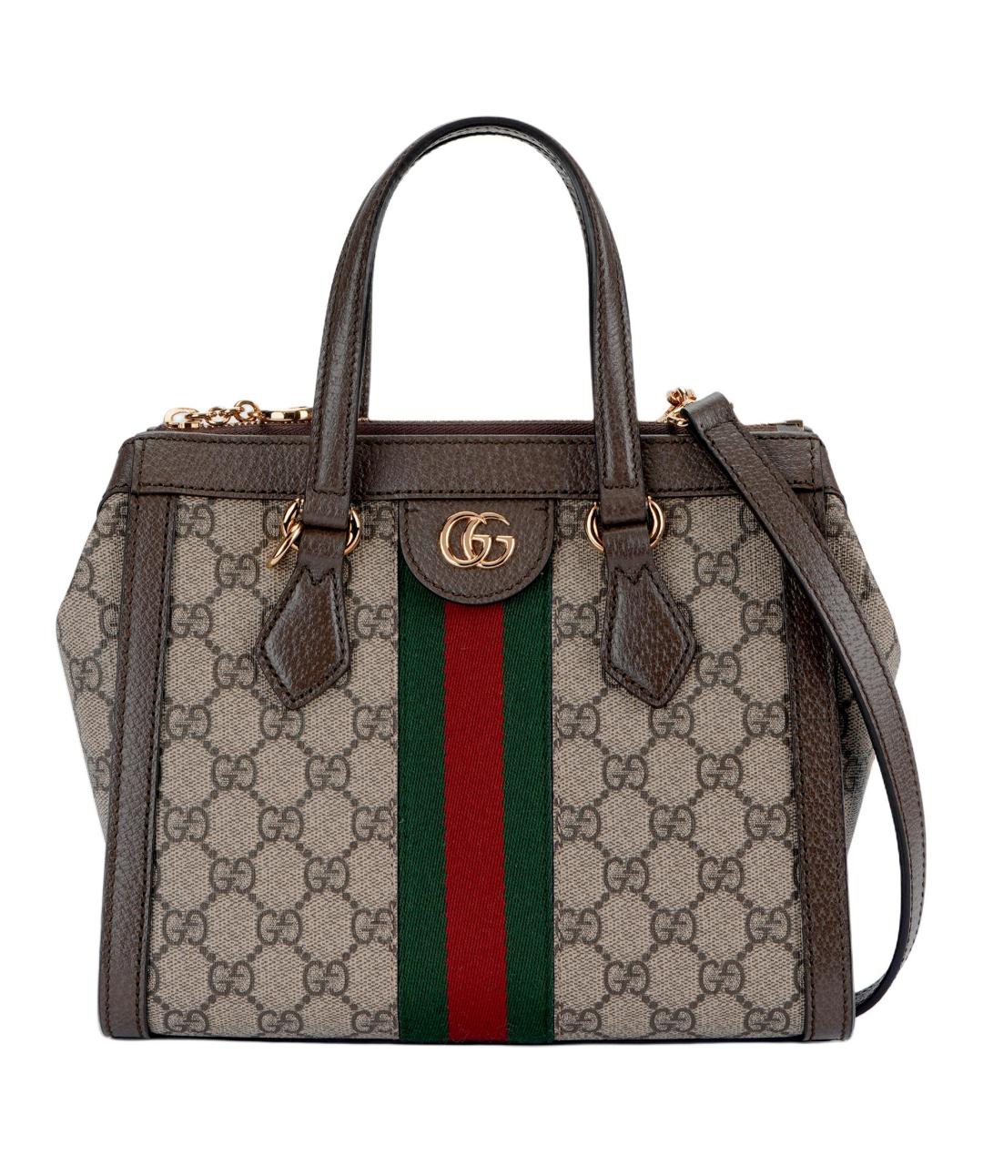 GUCCI Коричневая сумка через плечо, фото 1