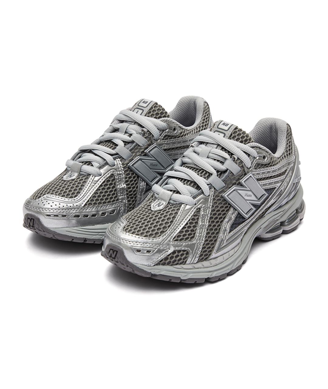 NEW BALANCE Серебряные кроссовки, фото 4