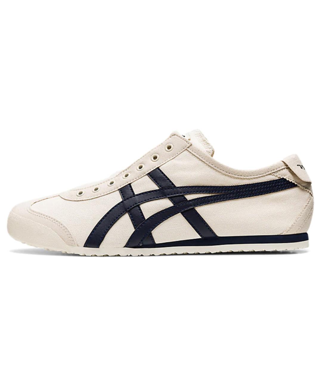 ONITSUKA TIGER Бежевые кожаные кроссовки, фото 2