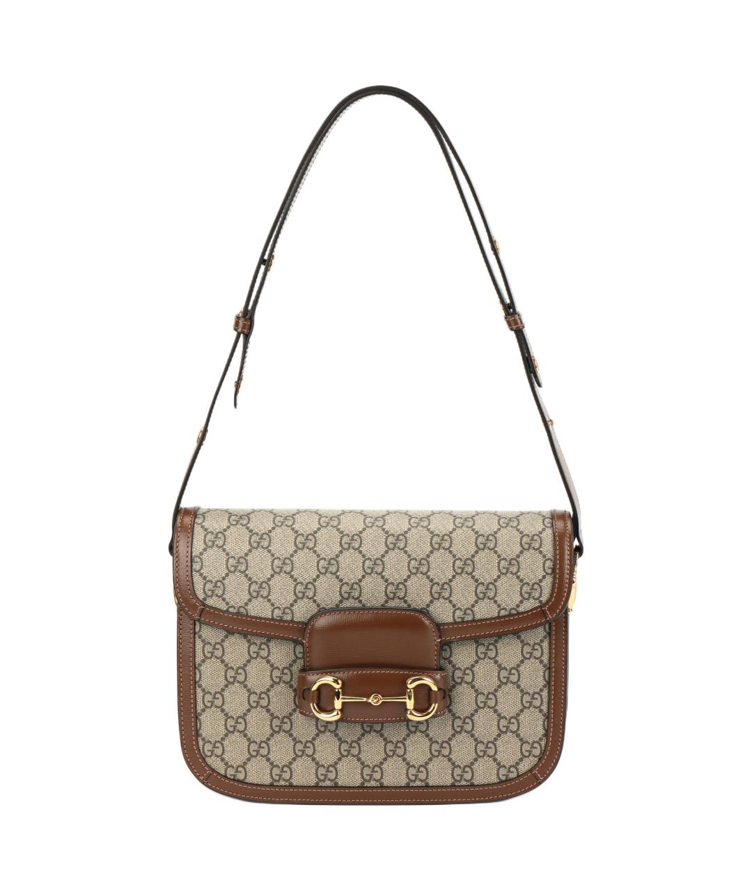 GUCCI Коричневая сумка через плечо, фото 1
