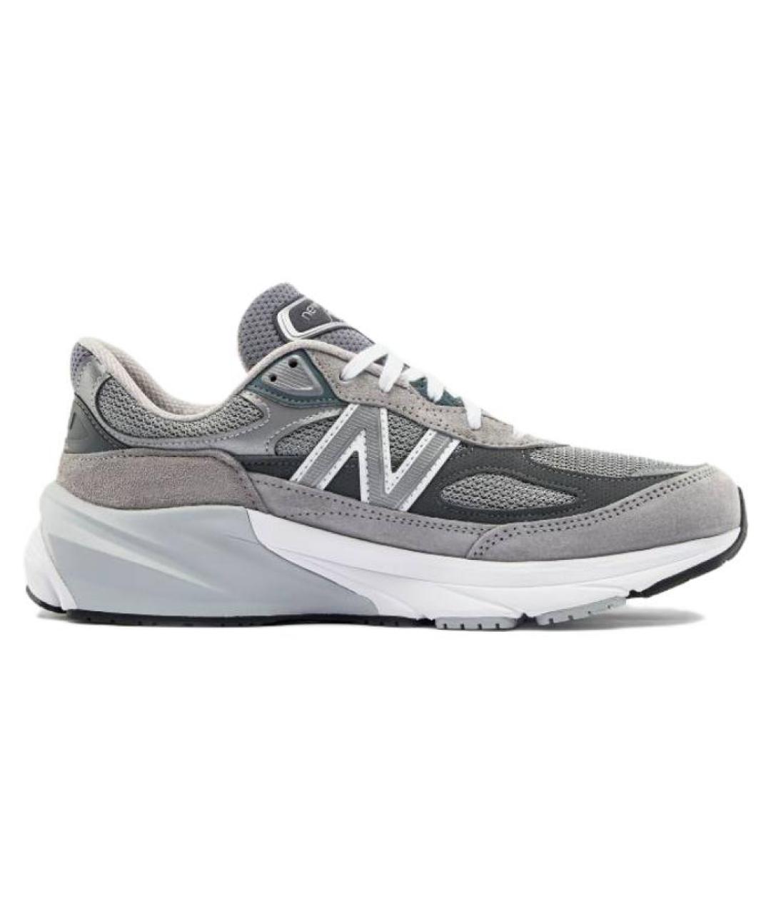 NEW BALANCE Серые низкие кроссовки / кеды, фото 3