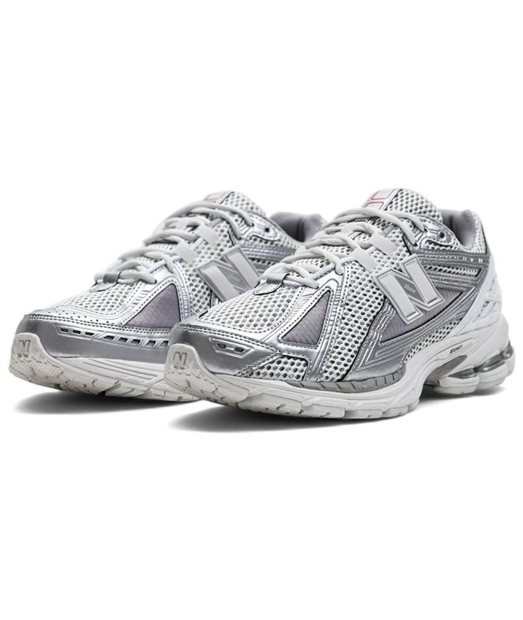 NEW BALANCE Серебряные кроссовки, фото 4