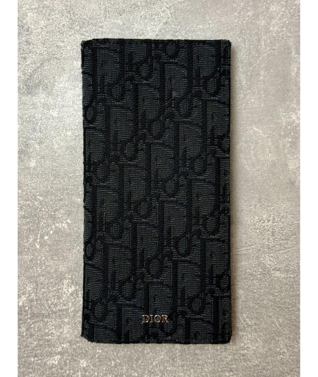 CHRISTIAN DIOR Черный кошелек, фото 4
