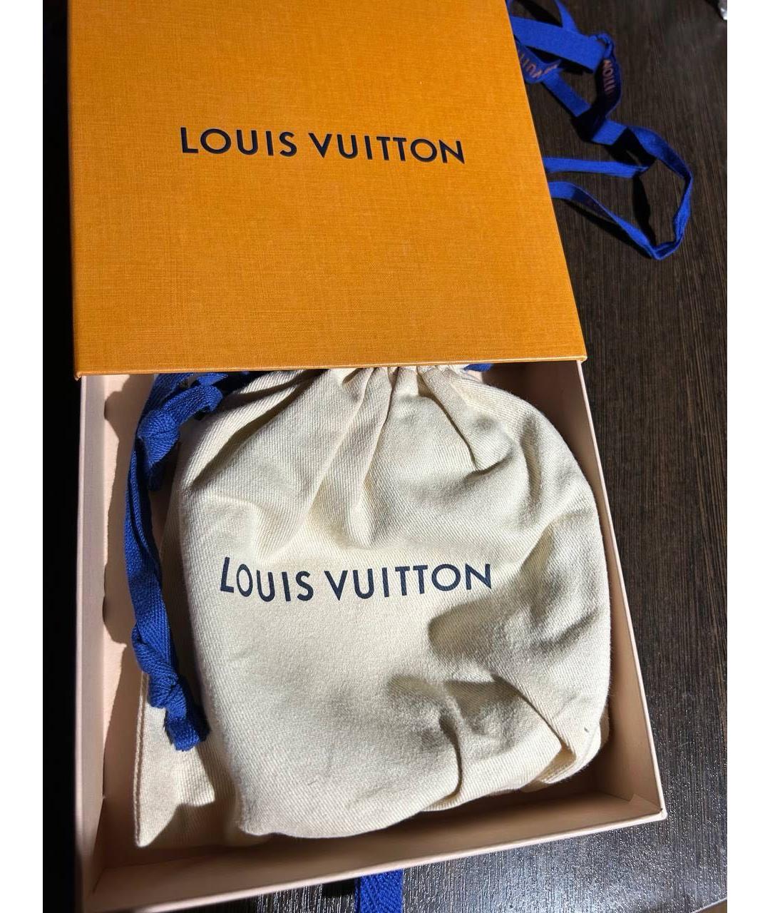 LOUIS VUITTON Коричневый кожаный ремень, фото 5