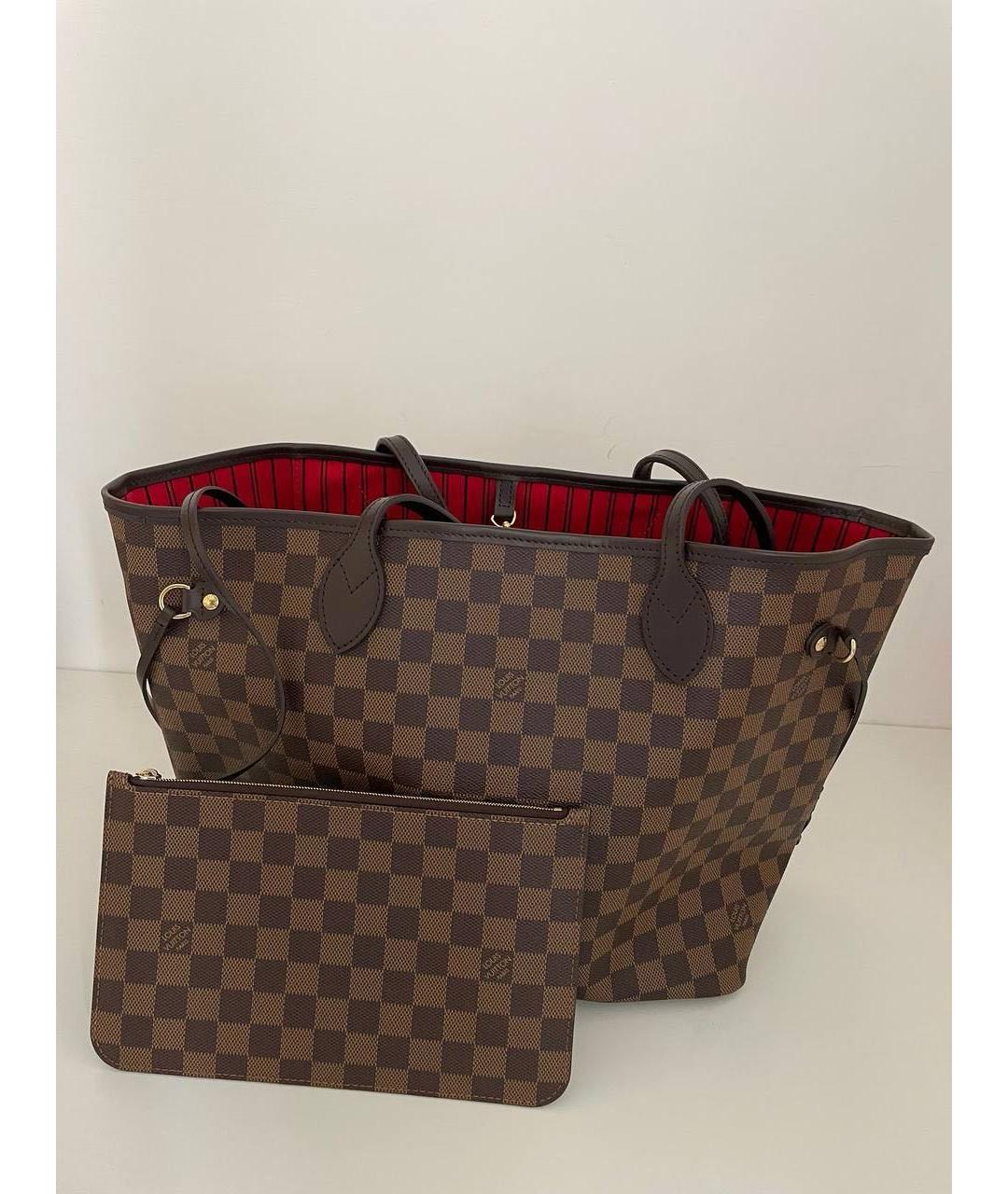 LOUIS VUITTON Коричневая сумка тоут, фото 6