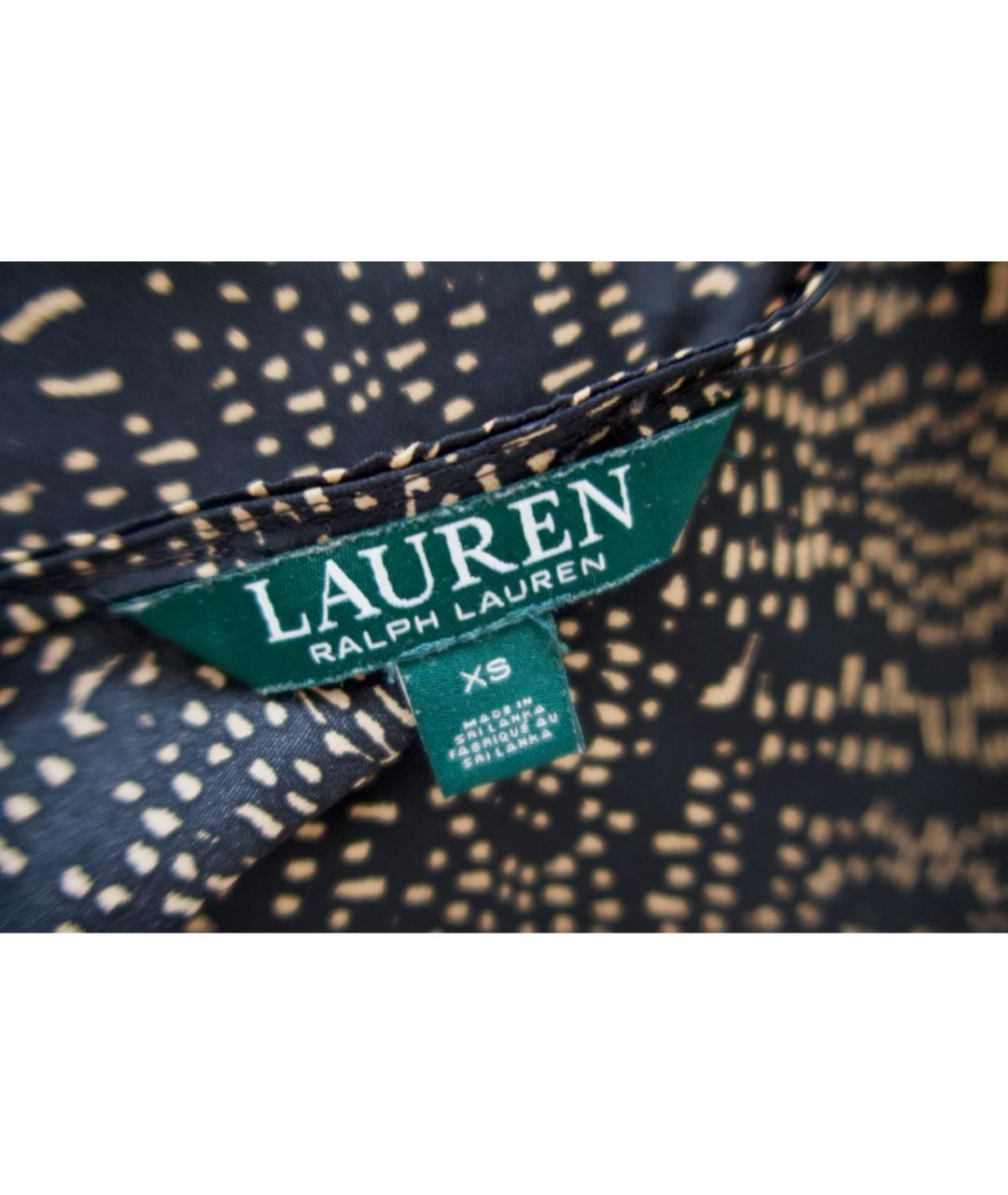 RALPH LAUREN Черная полиэстеровая блузы, фото 6