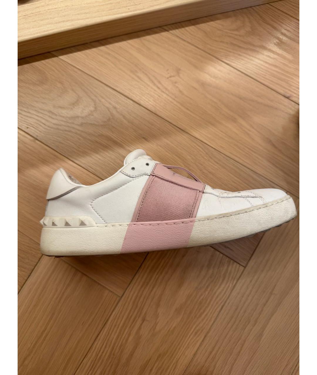 VALENTINO Белые кожаные кеды, фото 5