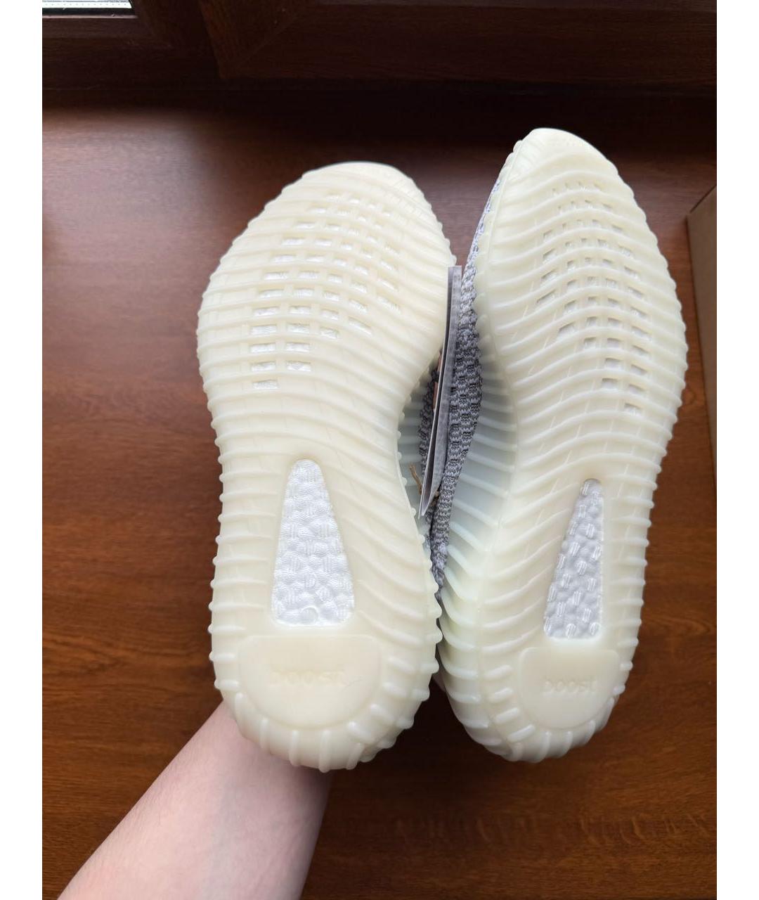 ADIDAS YEEZY Серые текстильные кроссовки, фото 3