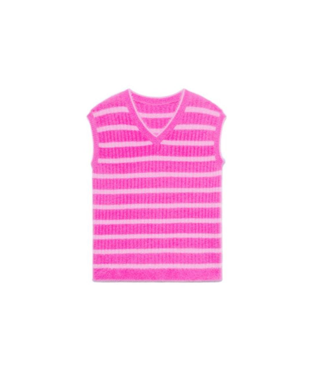 JACQUEMUS Розовая жилетка, фото 6
