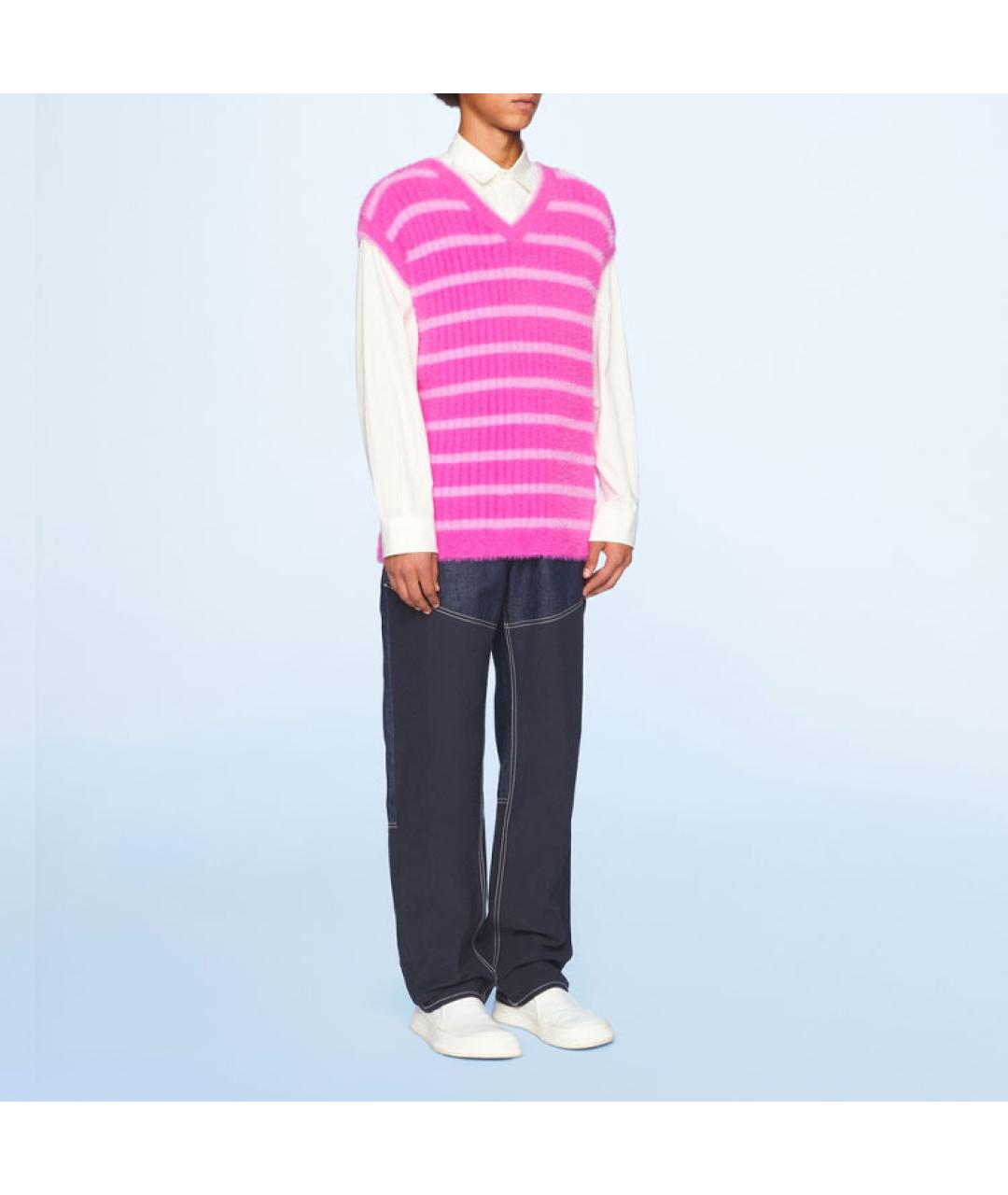 JACQUEMUS Розовая жилетка, фото 4