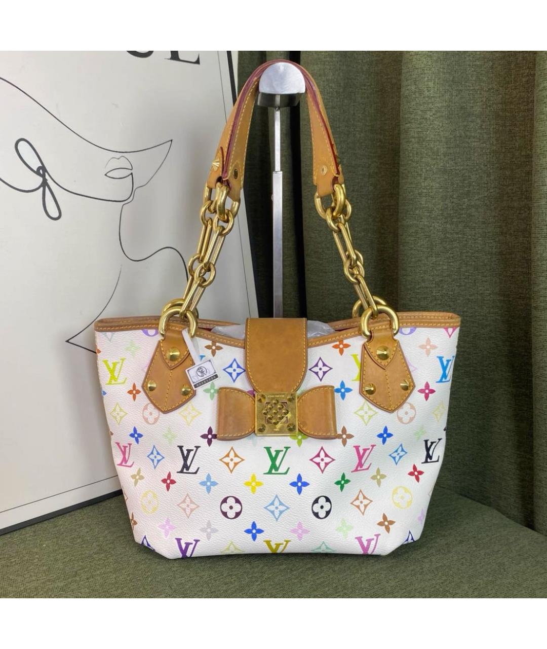 LOUIS VUITTON Белая сумка тоут, фото 2