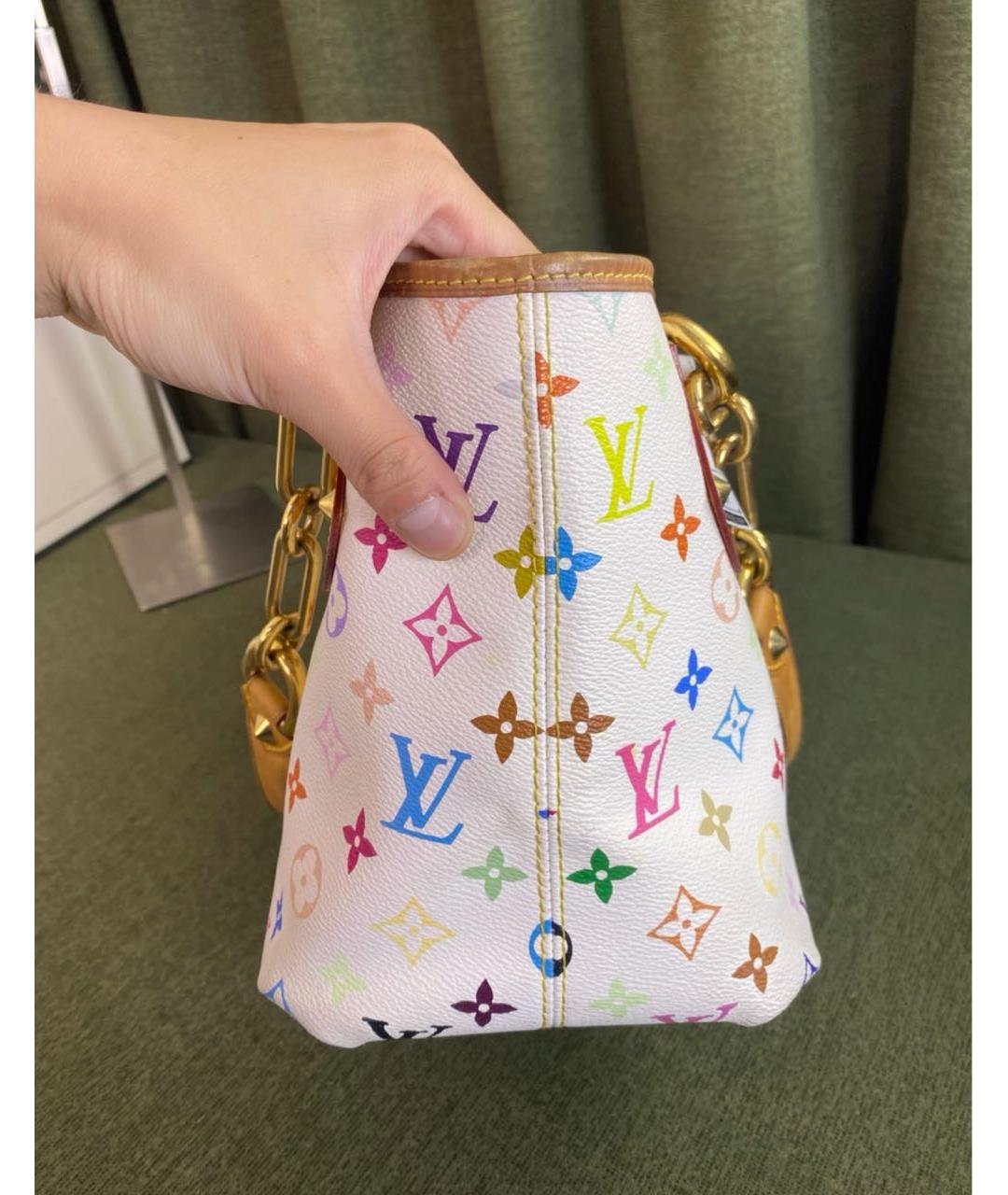 LOUIS VUITTON Белая сумка тоут, фото 5