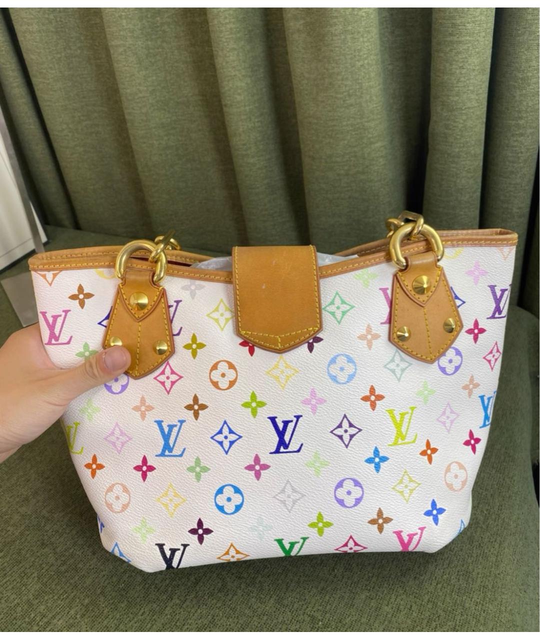 LOUIS VUITTON Белая сумка тоут, фото 6