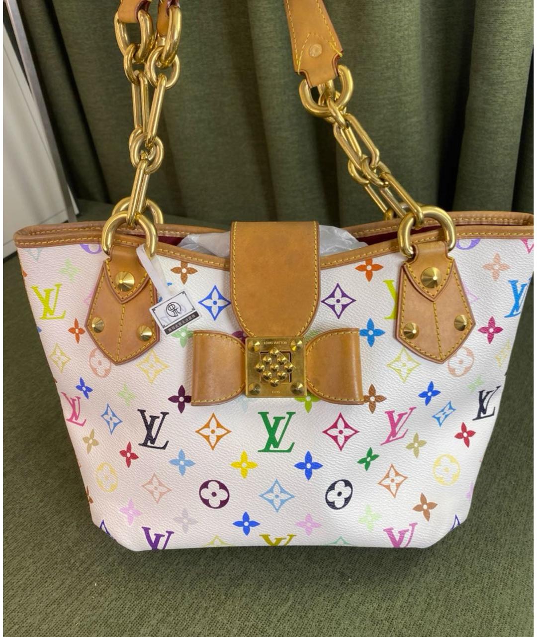 LOUIS VUITTON Белая сумка тоут, фото 4